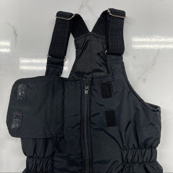 Vintage‎ 90s Raeurkrs Little Kids Black Adjustable Bib Snow Pants - Picture 4 of 8